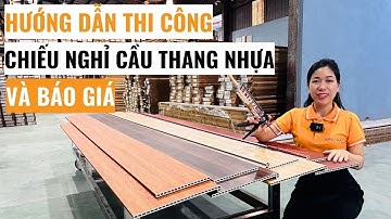 Hướng dẫn thi công chiếu nghỉ cầu thang nhựa giả gỗ | Báo giá mặt bậc cầu thang nhựa giả gỗ hơn 100k