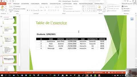 CISA 1 - Bases de données: exercices SQL INSERT