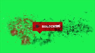Free Animated YouTube subscribe Green Screen Intro, Outro, Endscreen | No text | No Copyright