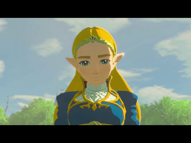 SPOILERS [THE LEGEND OF ZELDA: BREATH OF THE WILD] Leaked Cutscene (Zelda  and Link) on Make a GIF