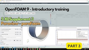 5.10 Module 5 - Qualitative and quantitative post-processing #openfoamtraining