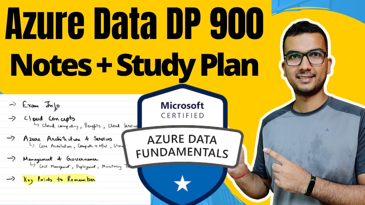 How to prepare Azure Data Fundamentals DP 900 Certification Exam| Notes  2023 | Microsoft Certified - YouTube