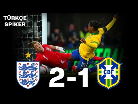 İngiltere 2-1 Brezilya • 2013 | TÜRKÇE SPİKER HD • Dostluk Maçı #ronaldinho
