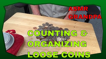 [ASMR] Counting and Organizing  Loose Coins