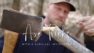 Axe Tricks for Survival and Bushcraft by Coalcracker Bushcraft 27,790 views 4 weeks ago 5 minutes, 5 seconds