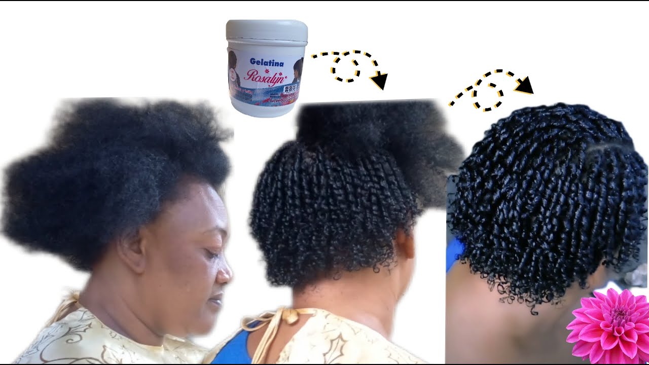 Mon meilleur technique😳 pour boucler vos CHEVEUX😱 crépus à base de gel
