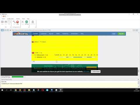 How to scrape odds from prosoccer.com using Webharvy