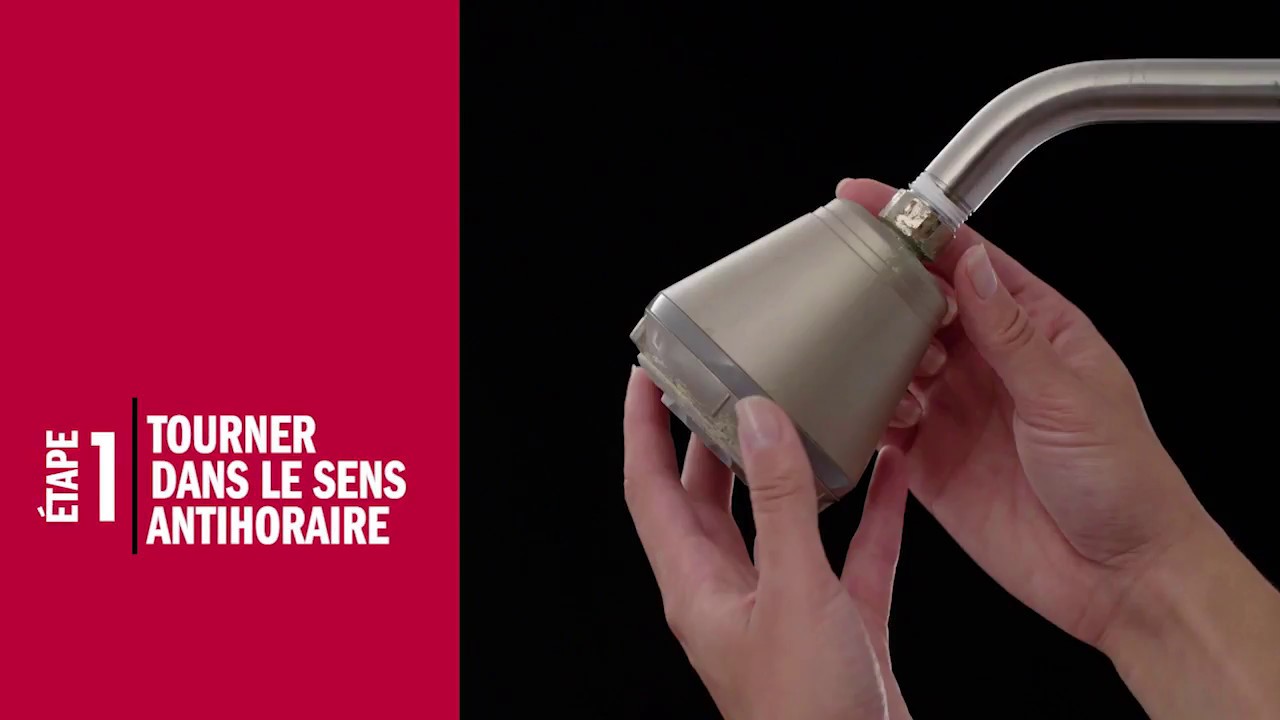 FRENCH VERSION: How to Uninstall a Shower Head