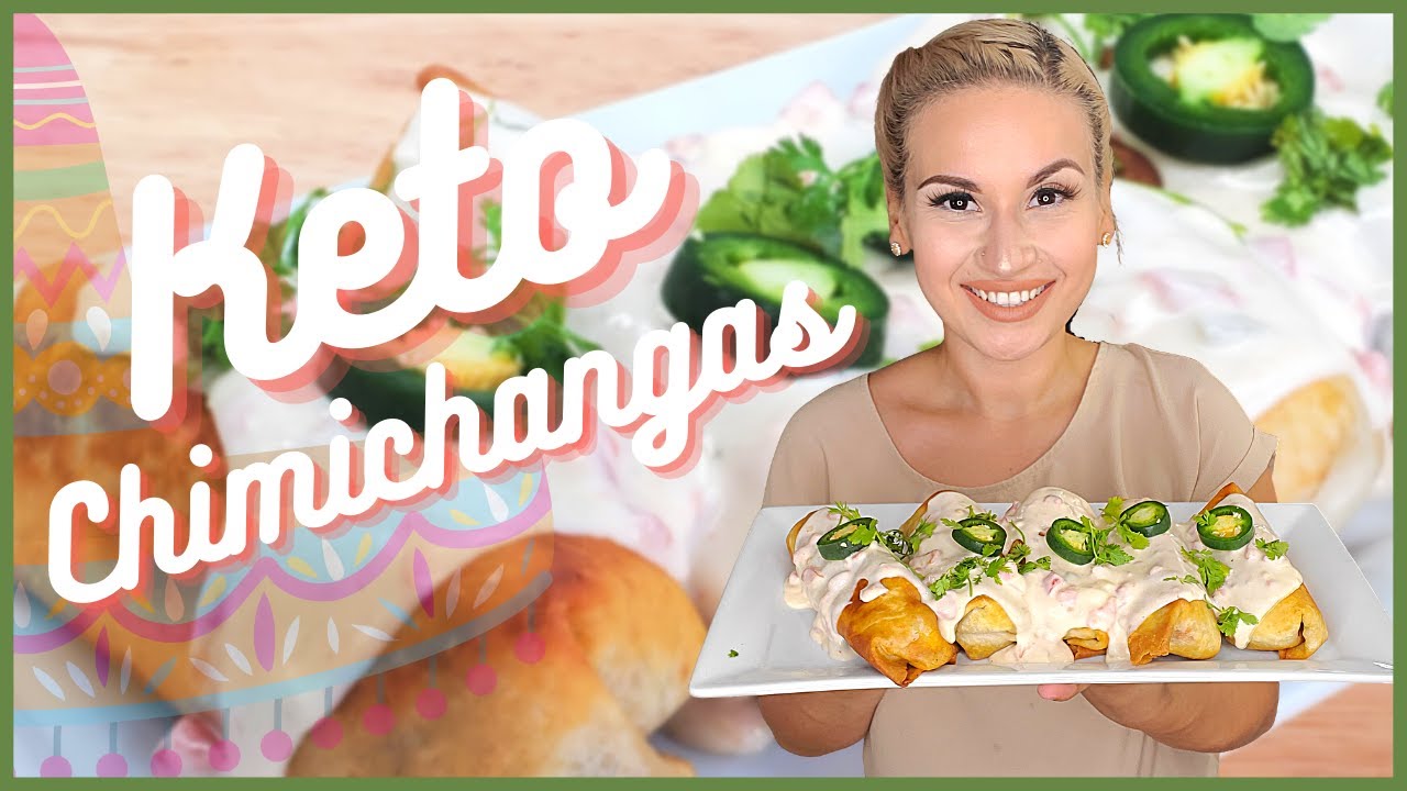 Keto Chimichangas Recipes w/ Keto Tortillas