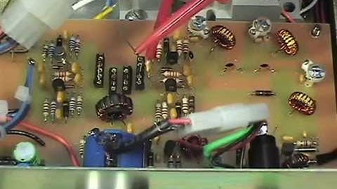 Bitx linear amplifier testing 2