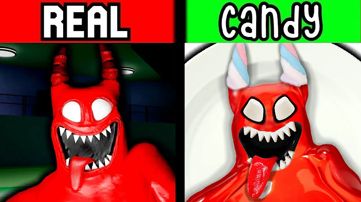 I made EVERY CHAPTER of Garten of BanBan out of Candy!