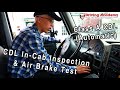 CDL Class A Air Brake Test & In-Cab Inspection in an Automatic Truck - Driving Academy