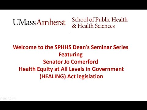 Dean's Seminar Series Jo Comerford by UMass Amherst SPHHS