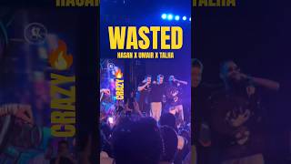 WASTED🔥 HASAN RAHEEM #crazy #ppl #concert #liveperformance #shortvideo #DKP #hasanraheem #global