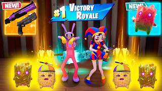 POMNI &amp; JAX vs NEW MYTHIC'S CHALLENGE (NEW!! Fortnite Chapter 7 Season 3)