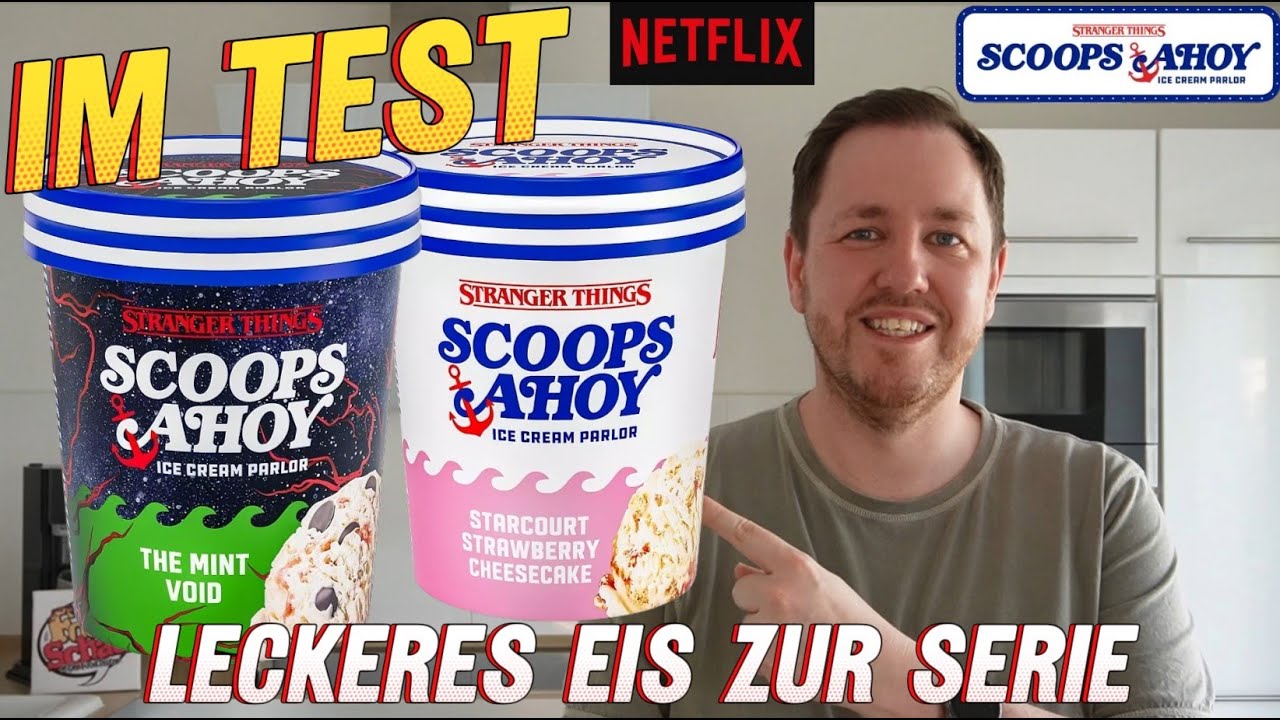 Stranger Things Scoops Ahoy Eis Starcourt Strawberry Cheesecake & The