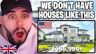 Brit Reacts to Amazing American House Tour!
