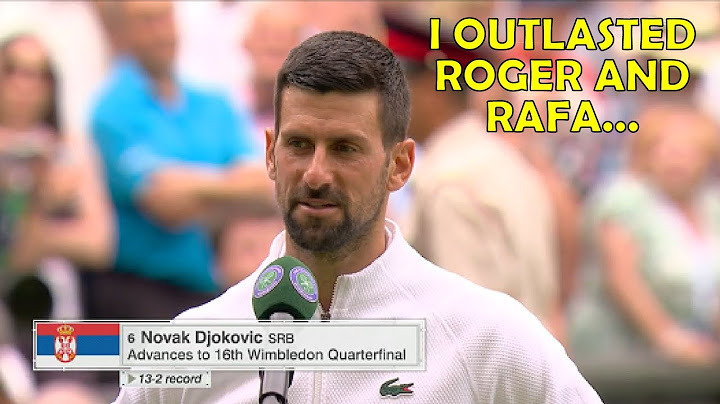 "If I win Wimbledon I will retire" | Novak Djokovic exhausted post game Interview