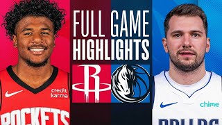 ROCKETS at MAVERICKS | FULL GAME HIGHLIGHTS | April 7, 2024