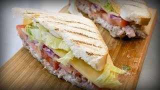 Сэндвич с тунцом. Классный соус Сэндвич с тунцом. Классный соус
