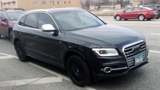 This Audi SQ5 has a full set of custom rims. Audi Q5 Rims Black