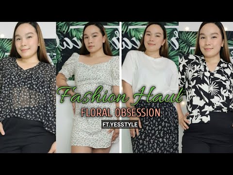 FASHION HAUL | FLORAL OBSESSION | Fashion Icon 2022 | @YesStyle INFLUENCER | Jenny Chu