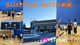 Vlog #4 - Full-Court Flair: Hoops & Highlights | Snipers VS Storms | Cambrian College | HIPPIEK |