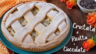 CROSTATA DI RICOTTA E CIOCCOLATO - Ricetta Facile con Pasta Frolla Senza Burro di Benedetta screenshot 5