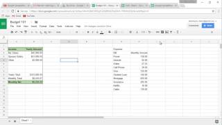 Google Spreadsheet - Budget 101 - 004