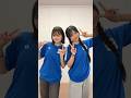 佐藤姉妹でVICTORY 💙💛
