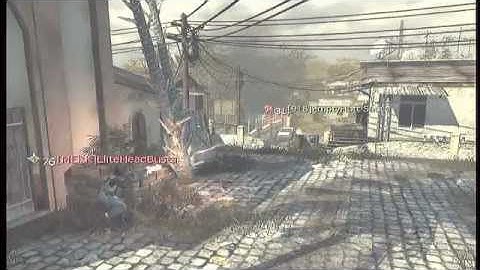 MW3 Across Map Random Throwing Knife Montage