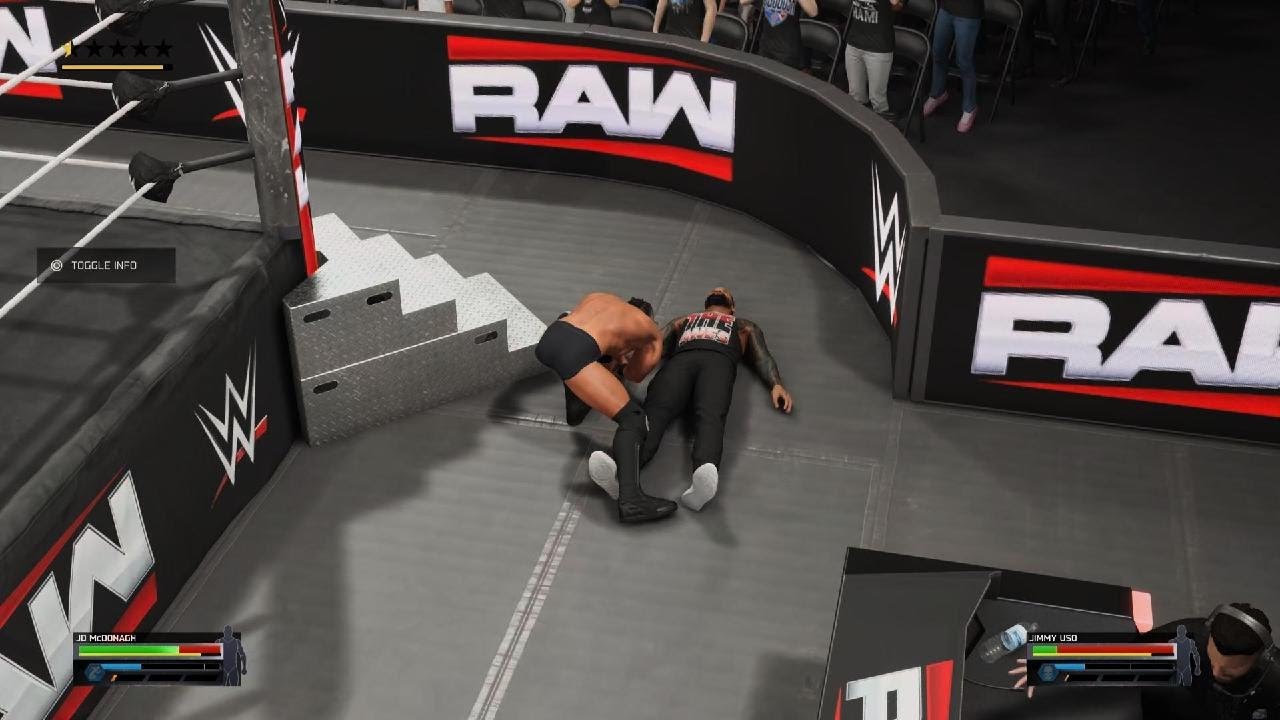 JD Mcdonagh vs Jimmy Uso royal rumble qual