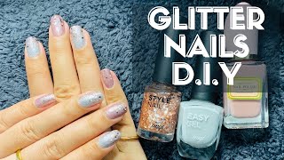 Easy Glitter Nails (DIY) | Nail Art Tutorial