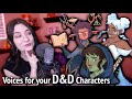 creating VOICES for your Dungeons & Dragons characters