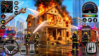 Firefighter Rescue Fire Truck Simulator 3D Gameplay 🔥 | Emergency Fire Rescue Mission Game 2026 screenshot 5