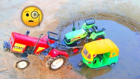 Diy tractor stuck in mud mini science project || Part#8 || Tractor Video || @shubbucreator
