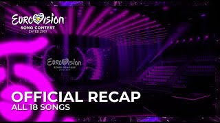OFFICIAL RECAP: All 18 songs of the SLGU Eurovision Song Contest 2031