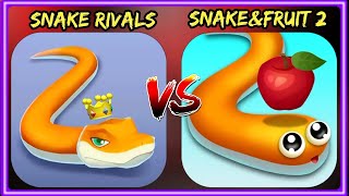 Snake Rivals Vs Snake And Fruit 2 Game Comparison! screenshot 2
