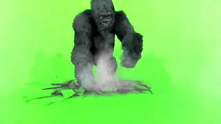 Green screen video king kong