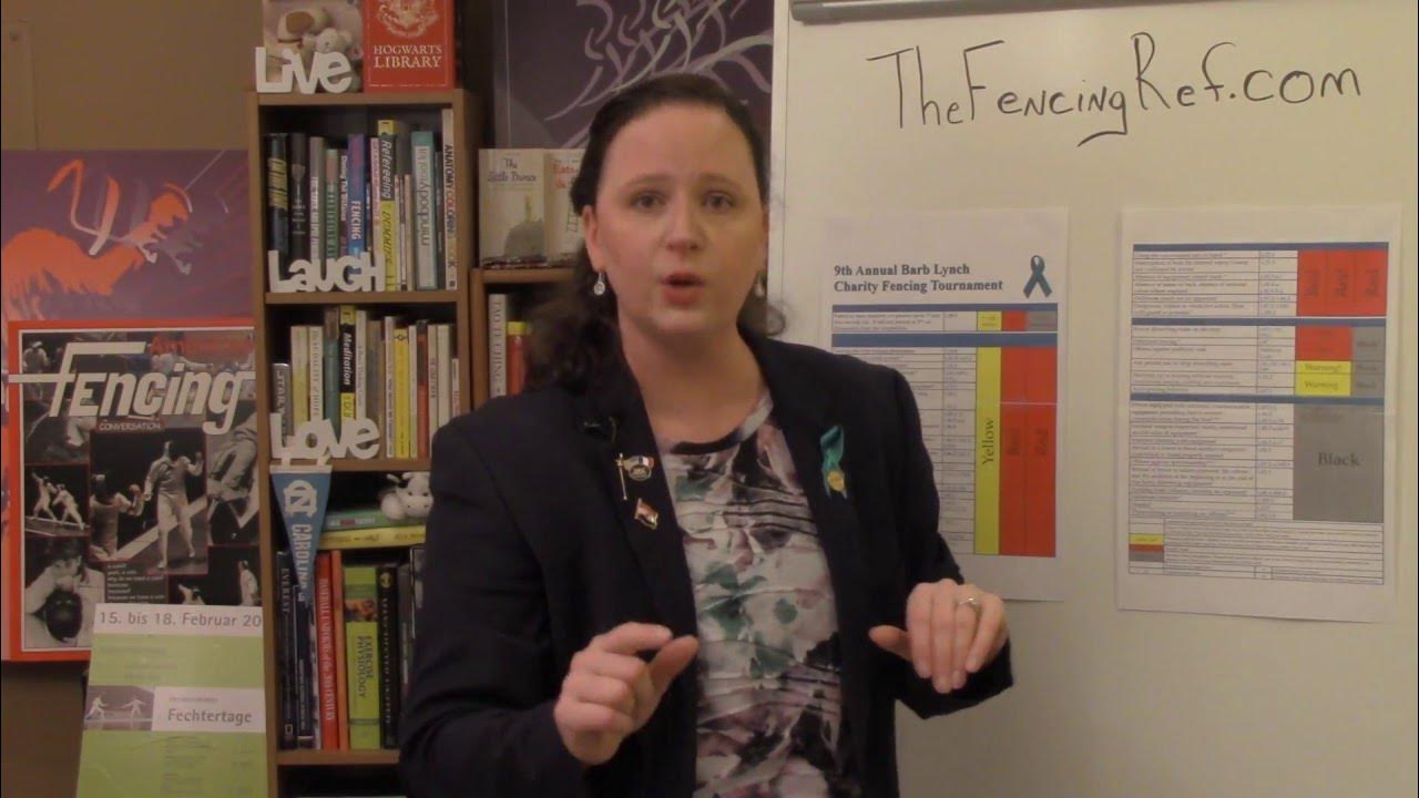 Fencing Referee Learning Module 22 Penalty Chart Crash Course YouTube