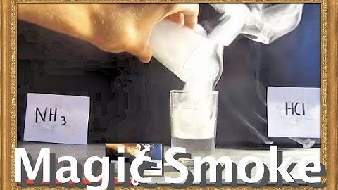 Ammonium Chloride HCl + NH3 = NH4Cl Hydrochloric acid + ammonia hydroxide.