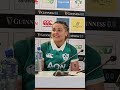 Ireland's Erin King reacts to historic Aviva Stadium clash with Scotland #IREvSCO #GuinnessW6N