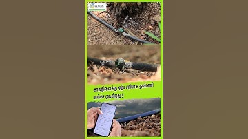 காலநிலைக்கு ஏற்ப சரியாக தண்ணி பாய்ச்ச முடிகிறது!! #agtech #mobitech #smartfarming