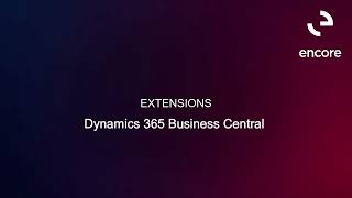 Introduction to Extensions in Business Central