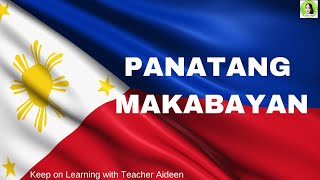 2023 Panatang Makabayan Based From Deped Order 004 S.2023 Keep On Learning With Teacher Aideen