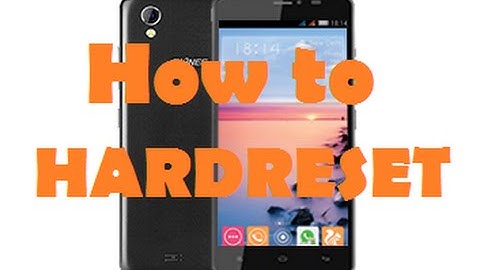 How to hard reset  Gionee CTRL V4S aka Meo A66