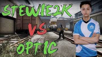 CSGO: POV Cloud9 Stewie2K vs OpTic (27/17) train @ ECS Season 2 NA