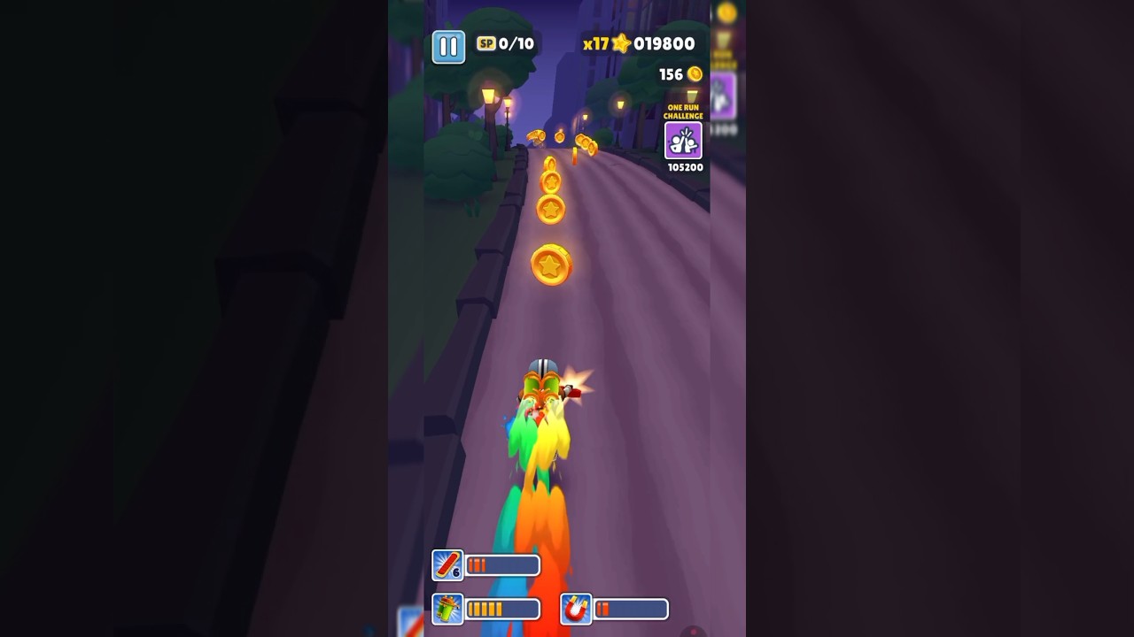 "subway surfers one run challenge "🔥 