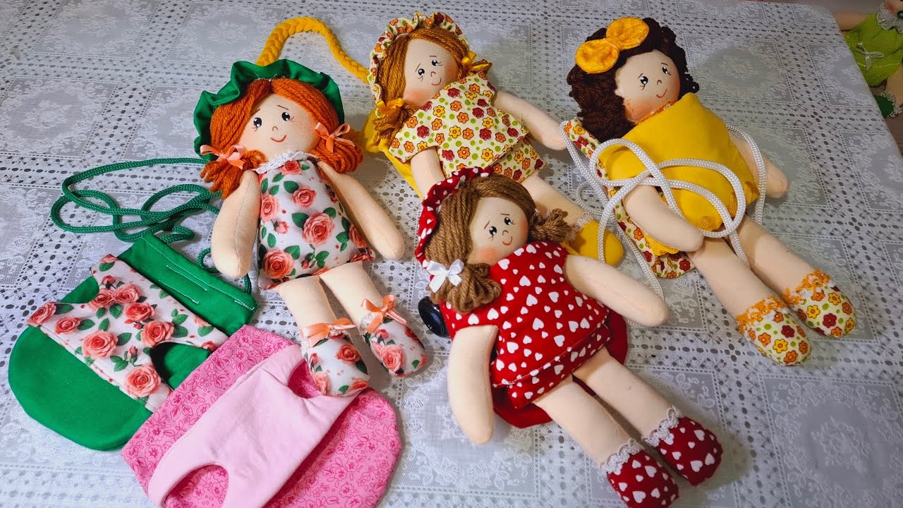 OLHA QUE lindas! assim ficou fácil trabalhar em casa! pra passear e brincar! molde grátis.