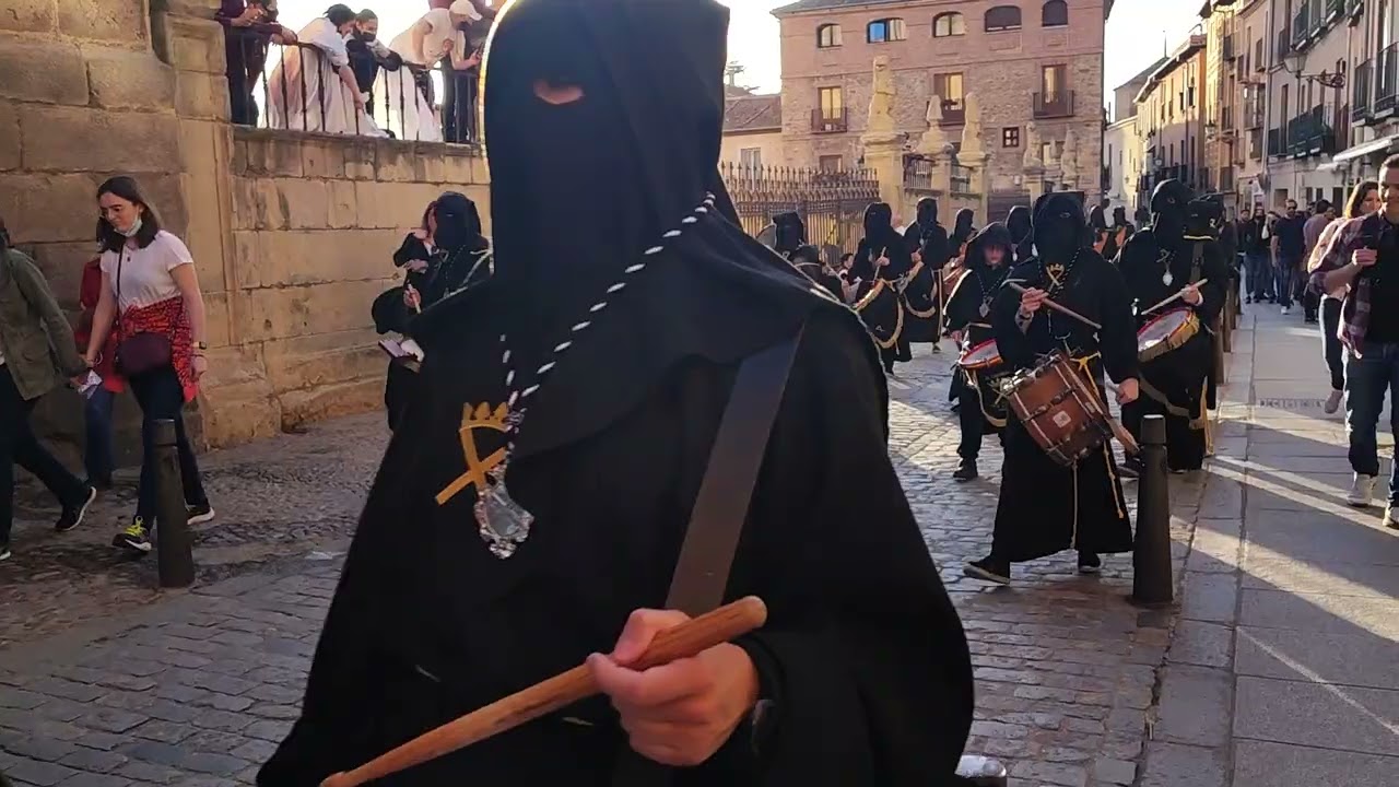 Semana Santa Segovia 2022. Concentración y desfile de bandas de Semana Santa. San Andrés 15/4/2022